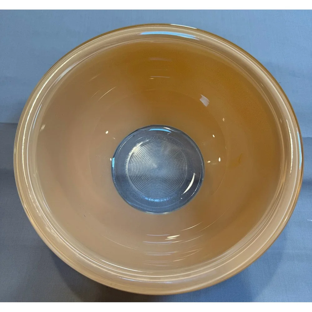 Vintage Pyrex 323 Orange Amber Tint Glass Mixing Bowl 1.5L Made in USA